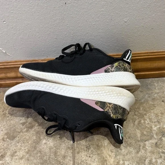 Adidas Adult Puremotion Core Black/White/Magic Mauve‎ 6 Sz 8 - Picture 8 of 9